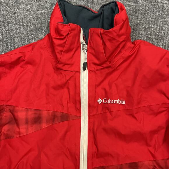 Columbia Jacket Womens Small Red Waterproof Omni-Tech Omni-Heat Insulated Coat - Picture 3 of 11